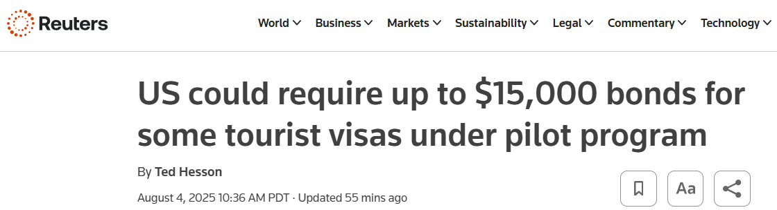签证保证金